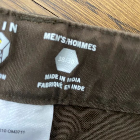 Mountain Hardwear Cadoba brown heavy cotton pants mens size 38X30 - Picture 6 of 7